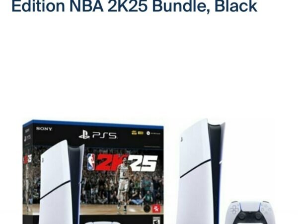 Black PlayStation 5 slim + 2k25 digital edition 1F11